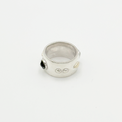 Jewel Studs Bandana Ring 01