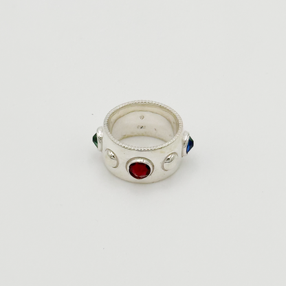 Jewel Studs Bandana Ring 02