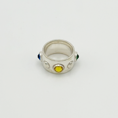 Jewel Studs Bandana Ring 02