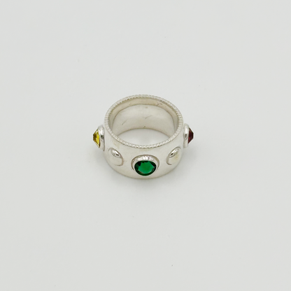 Jewel Studs Bandana Ring 02