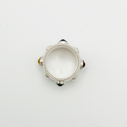 Jewel Studs Bandana Ring 02