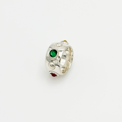 Jewel Studs Bandana Ring 02