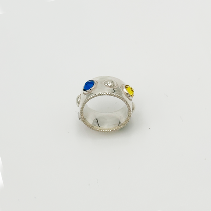 Jewel Studs Bandana Ring 02