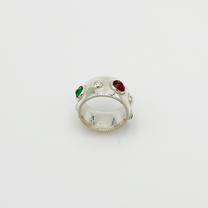 Jewel Studs Bandana Ring 02